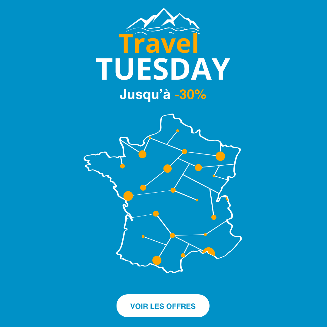 TRAVEL TUESDAY : Jusqu'à -30% !