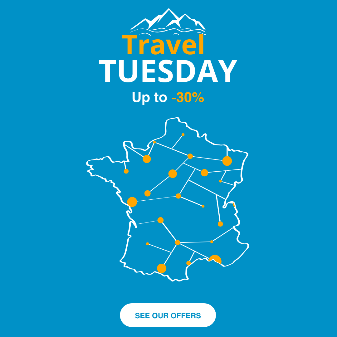 TRAVEL TUESDAY : up to 30%